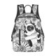 thumbnail image 1 of Fotbe Floral Sugar Skull Portrait Mochila Ligera para Hombres y Mujeres - Duradera y Resistente al Agua, Ideal para Escuela, Trabajo, Viajes y Uso Diario, 1 of 7