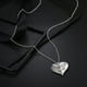 thumbnail image 5 of Qarigey Colgante en forma de corazón, cadena de aleación para el cuello, collar para mujeres y niñas, joyería, accesorios para el cuello, Ropa, zapatos y accesorios Miscelánea, 5 of 5