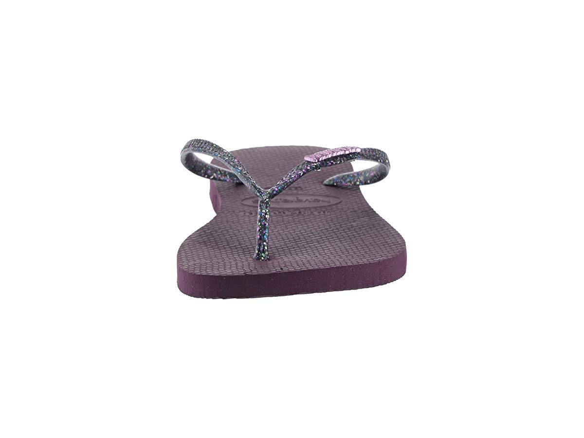 havaianas aubergine metallic