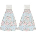 thumbnail image 2 of Hanging Towels 1 Pcs, Dish Towels Watercolor Pattern Roses Absorbent Hand Towels with Hanging Loop Washcloth for Bathroom Kitchen, 2 of 6