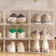 thumbnail image 5 of GOOHOCHY 4 cajas de almacenamiento de zapatos transparentes apilables, organizador de zapatos, contenedor para guardar zapatillas., 5 of 8