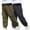 Gray, variant on CYRBOKO Boys Cargo Pants, 2PC Elastic Waist Loose Casual Sport Bottoms Army Green Size 8-9 T