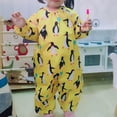 thumbnail image 6 of SPRING PARK Baby Kids Children Long Sleeve Waterproof Apron Smock Eating Painting Jumpsuit, 6 of 8