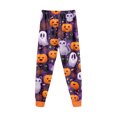 thumbnail image 6 of Gerichy Halloween Graphic Pajamas for Girls Boys Long Sleeve Crew Neck Blouses and Pants Pajama Set 2 Piece Kids Cute Everyday Sleepwear 2T-9T, 6 of 7
