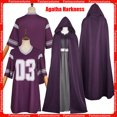 thumbnail image 2 of Disfraz de Agatha Harkness, traje gris, camisa morada, película, juego de rol, capa larga, vestido, trajes, fiesta de carnaval, Halloween, 2 of 5