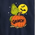 thumbnail image 3 of The Grinch - Grinch And Pumpkin - Toddler & Youth Crewneck Fleece Sweatshirt, 3 of 5