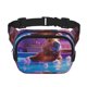 thumbnail image 1 of Fotbe Capybara Bathtub Fun Cangurera Cuadrada con Estampado de Doble Capa, Bolsa de Cintura Ajustable Mini para Hombres y Mujeres, 1 of 9