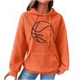 thumbnail image 1 of Sweats à Capuche pour Femmes à la Mode Femmes à Manches Longues Col Rond Femmes Sweat-Shirts à Capuche Tops Blouse en Vrac Cordon de Serrage Poche Sweat à Capuche, 1 of 5