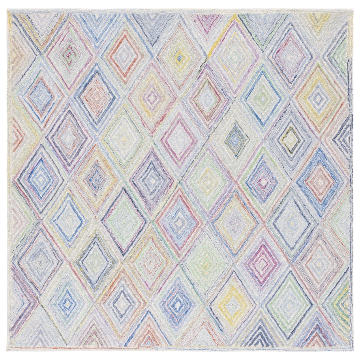 SAFAVIEH Metro Bronte Diamond Area Rug, Blue/Green, 8' x 10'
