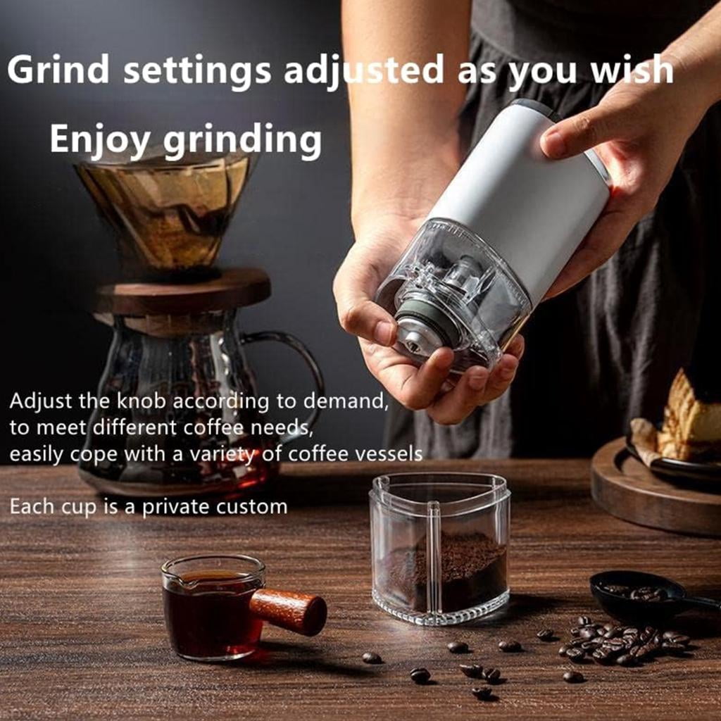 Electric Coffee Grinder Automatic Bean Mill Portable Espresso Machine Maker Rechargeable Grinder for Outdoor Travel