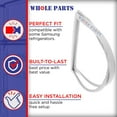 thumbnail image 3 of Whole Parts Refrigerator French Door Gasket Assembly (Gray Color) Part# DA97-13015C - Replacement and Compatible with Some Samsung Refrigerators or Freezers, 3 of 8