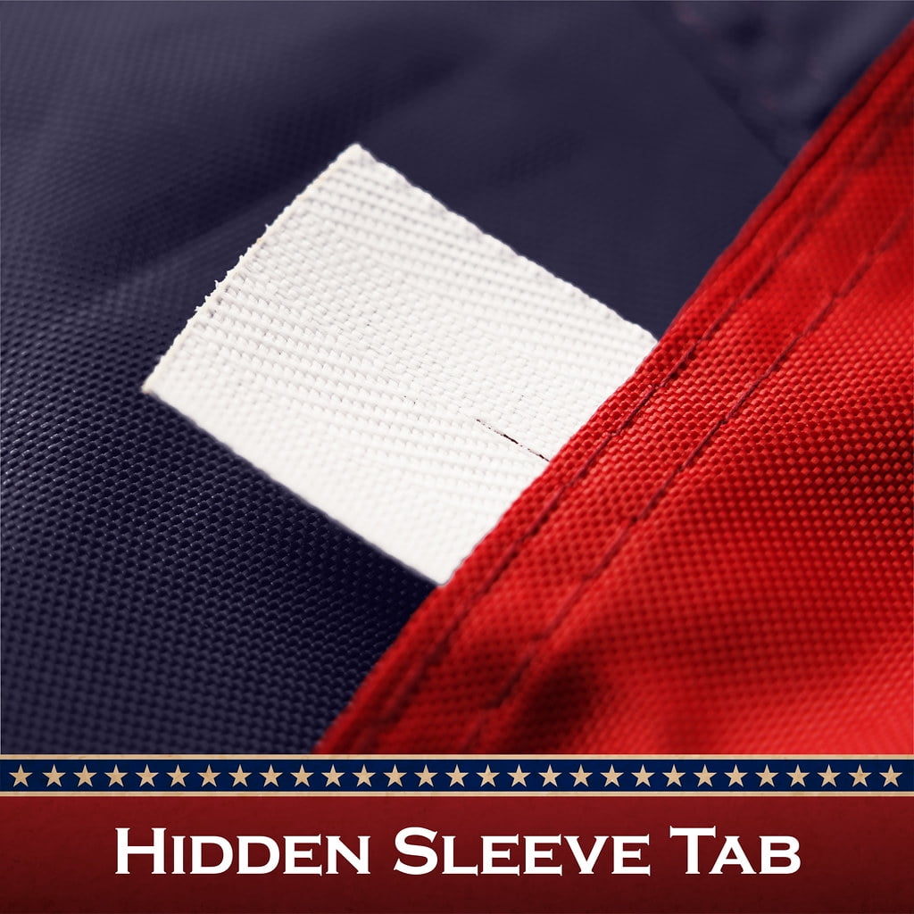 G128 Betsy Ross Tea-Stained Flag | 2x3 Ft | Pole Sleeve Embroidered 420D Polyester - Embroidered Stars, Sewn Stripes, Brass Grommets, Indoor/Outdoor, Vibrant Colors, Quality Polyester