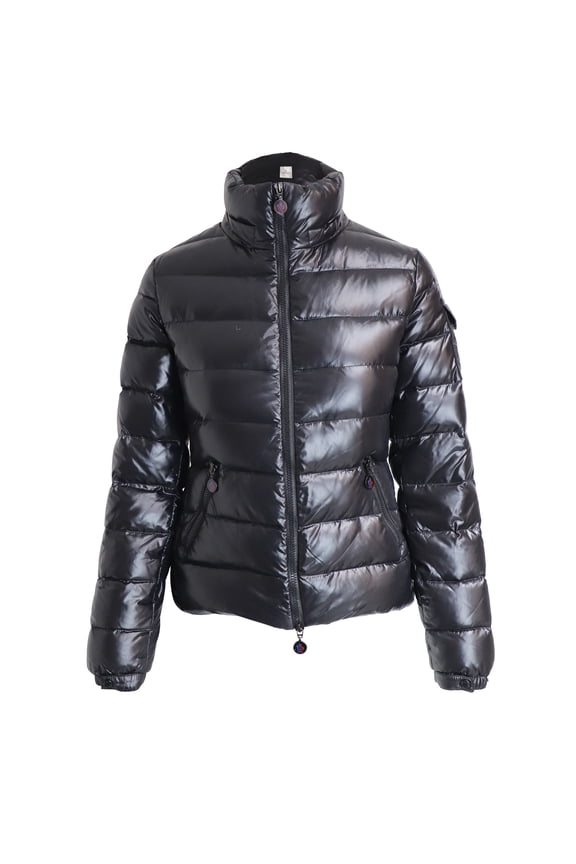 Pre-Owned Moncler Padded Down Jacket in Black Nylon