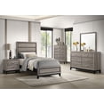 thumbnail image 2 of Coaster Valen 5-Piece 56" Wood Twin Bedroom Set in Light Taupe, 2 of 20