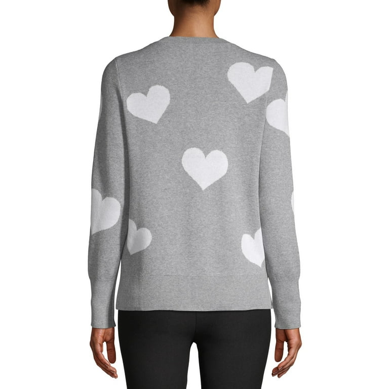 Walmart heart deals sweater