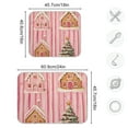 thumbnail image 4 of Yayeee Dish Drying Mat for Kitchen Counter 16"x18" Microfiber Absorbent Pad, Gingerbread Houses, 4 of 7