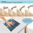 thumbnail image 4 of 6 Pieces of Kitchen Towels Ultra Soft Absorbent Quick Drying Dish Cloths 11×11inch Midnight Rose Citadel, 4 of 9