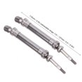 thumbnail image 2 of 4.5In Rear Driveshaft, Prop Shaft Assembly Replacement, Metal Rear CVD Drive Shaft Set Fit for Slash 1/10 RC Car NSV775[silver], 2 of 9