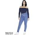 thumbnail image 2 of American Apparel Women's Pencil Jean, Medium Wash, 26W/30, 2 of 6