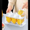 thumbnail image 5 of Summer New Six Grid Small Tree Ice Cream Mold Silicone Food Grade Ice Cream Mold-Yellow, 5 of 5