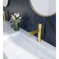 thumbnail image 2 of YZZY Single Hole Bathroom Faucet Single Handle Brushed Gold Bathroom Vanity Sink Faucet, 2 of 5