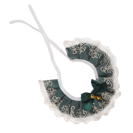 CRILSTYLEO Fashionable Cotton Cat Collar Adjustable Decorative Pet Neckwear for Standing Out