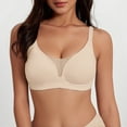 thumbnail image 3 of MEICHEN Supportive Wireless Jelly Bras for Women Full Coverage No Underwire Bralettes Push Up Seamless Underwear, 3 of 4