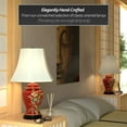 thumbnail image 5 of Oriental Furniture 22.5" Golden Foliage Porcelain Lamp, decorative lamp, table lamp, any occasion, any room item, 5 of 6