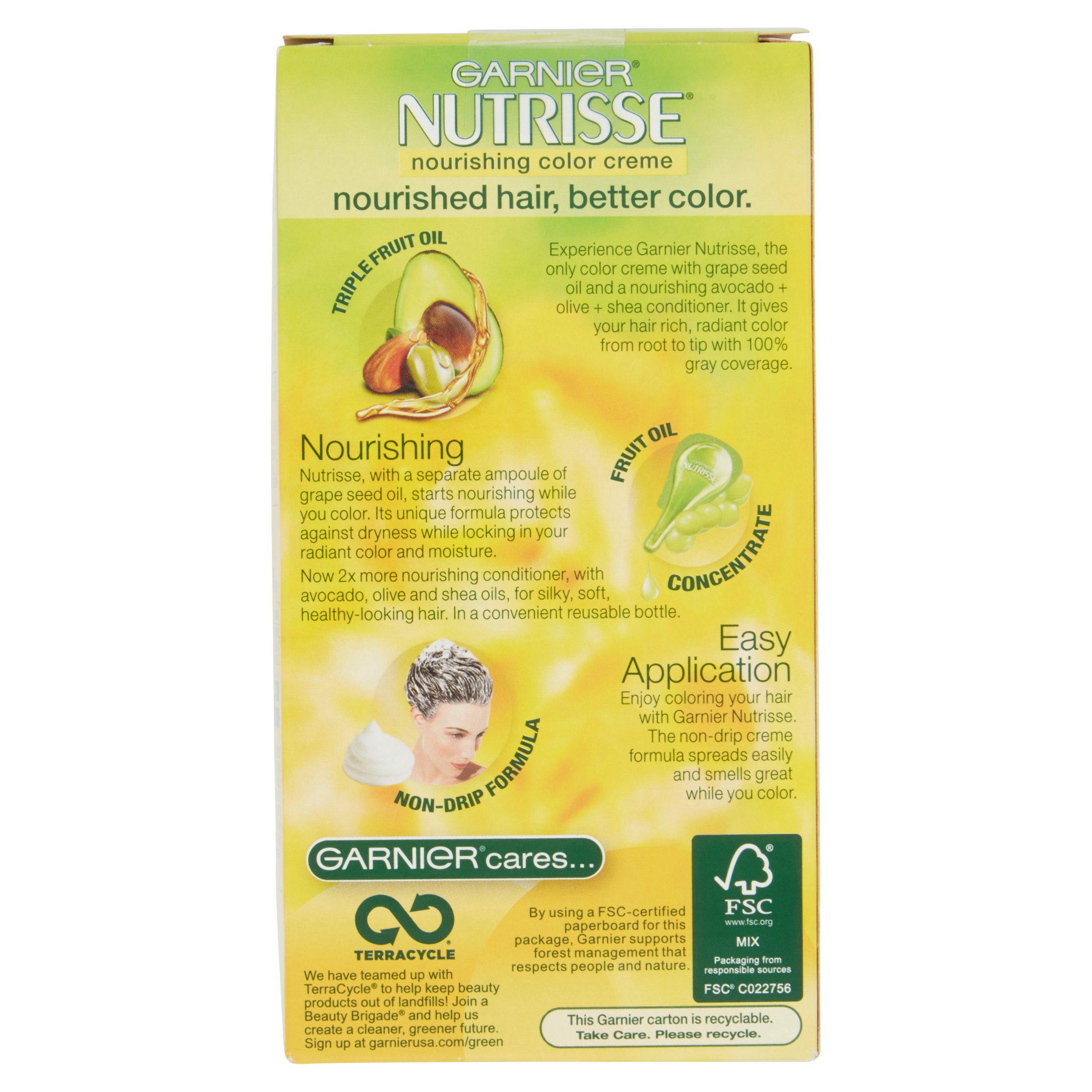 Garnier Nutrisse Nourishing Color Creme, Rich Auburn Blonde