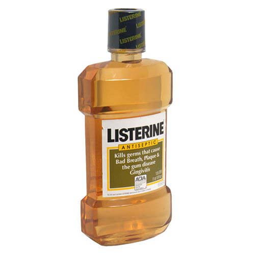 Listerine Antiseptic Mouthwash Rinse, Original 1Liter