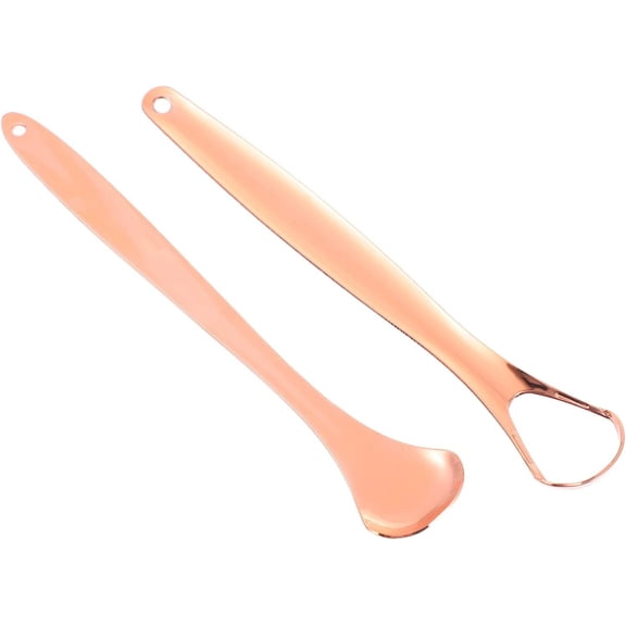 Stainless Steel Cleaner Stainless Steel Reusable Tongue Cleaner: 2Pcs Portable Tongue Scraper Tongue Cleaning Brush Hygiene Remover Beauty Tool for Dental Oral Care Stainless Spatula