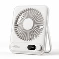 thumbnail image 1 of Ventilador de escritorio WHATOOK Small, 5000 mAh, batería de 25 horas, 100 velocidades, 1 of 7