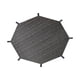 thumbnail image 1 of Cubierta de sombra para trampolín, cubierta superior de poliéster para exteriores, portátil, ligera, para patio trasero 12 pies, 1 of 8