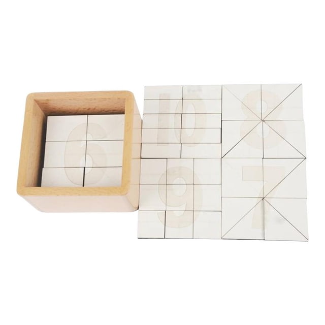 Rompecabezas de Tablero de Geometría de Madera Sunnimix Tablero de geometría