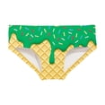 thumbnail image 3 of Kids Girl Swim Trunks Quick Dry Swim Shorts For Kids Green High Waisted Shorts Swim Suit Girls Girls Swim Trunks Size 3-4 Years, 3 of 6