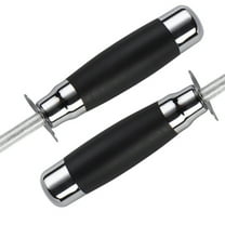 Mobutofu 4Pcs Professional Honing Steel Silver Black 12.4 x 1.2 x 1.2 Inch for Tool Sharpening Cooks