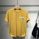 thumbnail image 5 of Camiseta para hombre, nueva camiseta de algodón de verano, blanca, de poliéster, estampada, para hombre, ropa de calle de anime, cuello redondo, amarilla, para gimnasio, 5 of 5