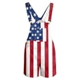 thumbnail image 4 of American Flag Bib Overalls for Men Loose Fit Overalls Shorts Patriotic Coveralls Casual Outdoor Summer Festival Clothing for Independence Day and Fourth of July, 4 of 4