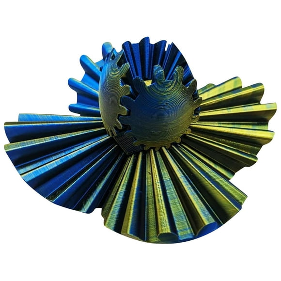 Pelotas Antiestres, Gear Ball, Juguetes para la ansiedad, Gear Ball 2024 Nuevo - Gear Ball Impreso en 3D, Bola de giro, Rompecabezas Gear Sphere para la ansiedad, Cubo de juguete para la ansiedad