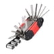 thumbnail image 2 of Herramienta multiusos para reparación de neumáticos de bicicleta, destornillador hexagonal, bolsillo para bicicleta de carretera Rojo, 2 of 9