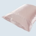thumbnail image 4 of Great Bay Home 2-Pack Sateen Silk Microfiber Pillowcase  (Jumbo / Queen, Pink), 4 of 9