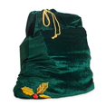 thumbnail image 3 of Sunnywood Santa Drawstring Green Gift Bag, 3 of 7