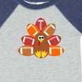 thumbnail image 4 of Inktastic Thanksgiving Cute Football Turkey Boys or Girls Baby Bodysuit, 4 of 5