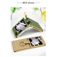thumbnail image 4 of Phone case for Samsung Z flip6 electroplated woven ring bracket protective leather cover protective film, 4 of 10