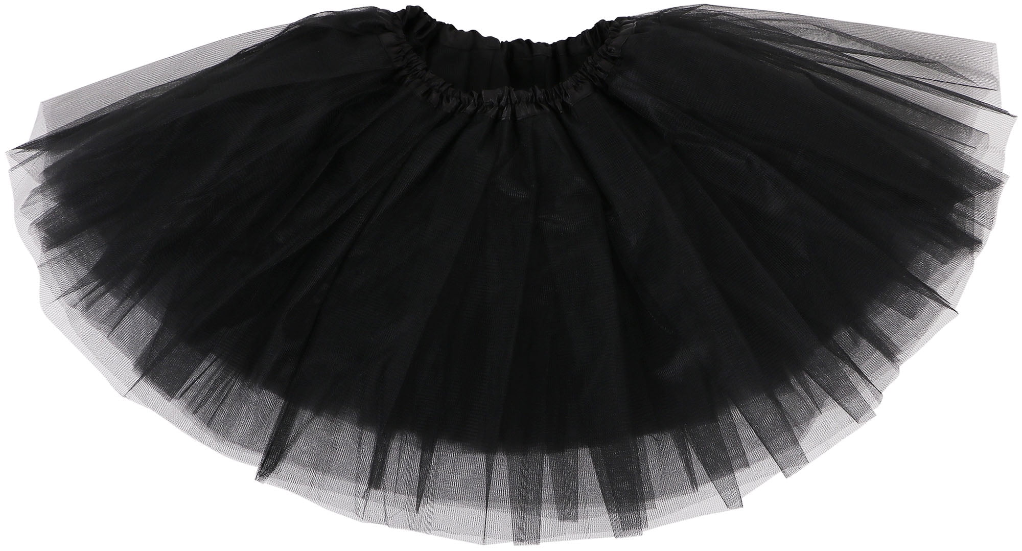 Blue Amosfun Kids Layered Tutu Skirt Girls Dotted Sequin Dance Ballet Dress Up Tulle Skirt for Party Banquet Carnival Costumes