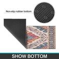 thumbnail image 7 of Kitchen Rugs and Mats Non Skid Washable Bohemian Pink Purple National Design Carpet Kitchen Mat and Rug Set,Floor Cushion Waterproof Rug,Rubber Backed Area Rugs for Kitchen Laundry, 7 of 7
