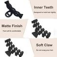 thumbnail image 4 of BYXAS Claw Clips for Thick Thin Curly Hair 30 Count for Women - Hair Claws for Thin Thick Curly Hair - Large and Small Matte Clips - Strong Hold Nonslip Hair Claws - Various Sizes and Styles, 4 of 11