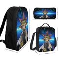 thumbnail image 2 of Yu-Gi-Oh 3PCS Multi-functional Backpack Set, Laptop Bag Travel Daypack Large Capacity With Lunch Bag Pencil Case, 2 of 8