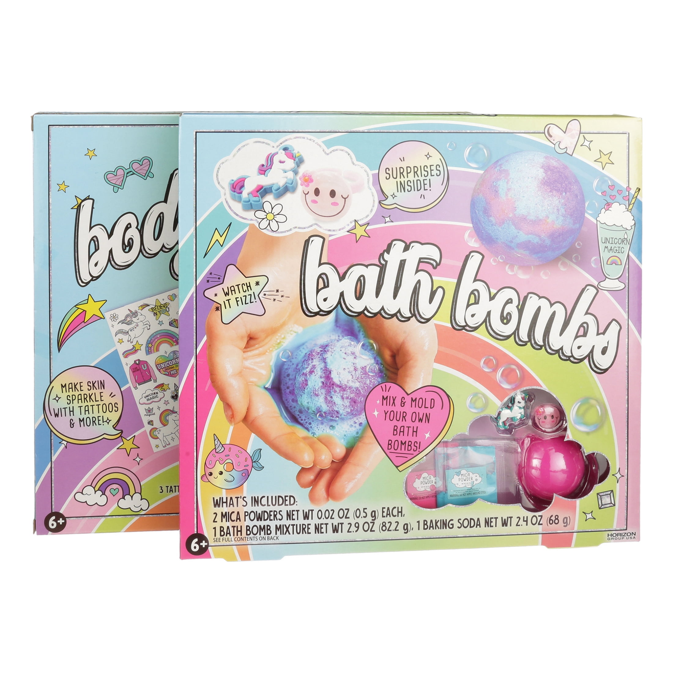 Paint-Your-Own Bath Bomb Sets Unicorn & Unicorn Tail