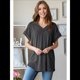 thumbnail image 4 of Blusas de Corta para Mujer Gris Oscuro XL, 4 of 6